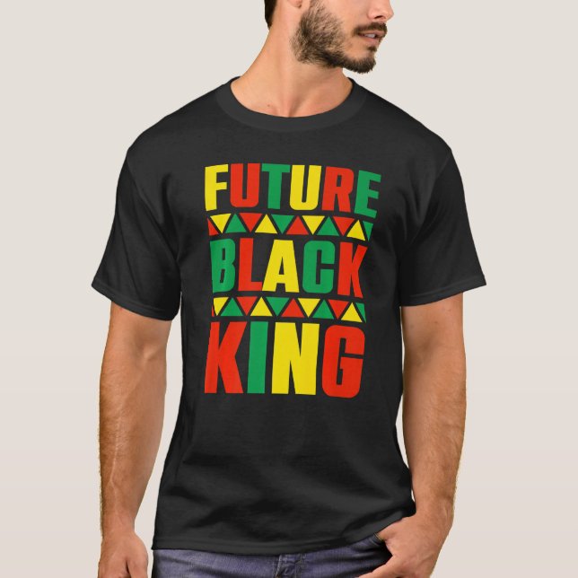 Framtida Svarta Kung T Shirt (Framsida)