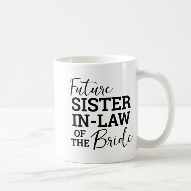 Framtida syster i lagen kaffemugg (Höger)