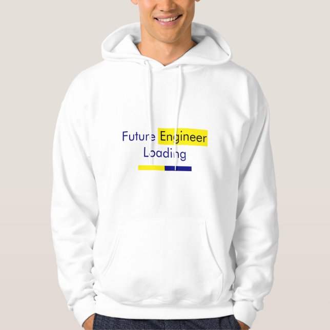 framtida t-shirt för Ingenjör Hoodie (Framsida)