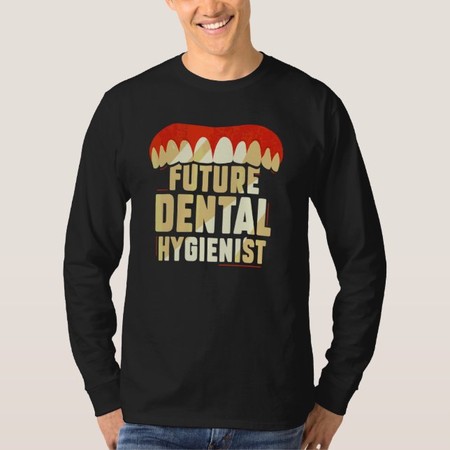 Framtida tandhygienist Dentist Hygiene Clinic Tea T Shirt (Framsida)