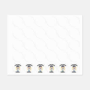 Framtida tandläkarestickers klistermärke