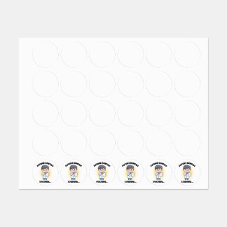 Framtida tandläkarestickers klistermärke
