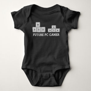 Framtida tangentbord för PCGamerbaby WASD T-shirt