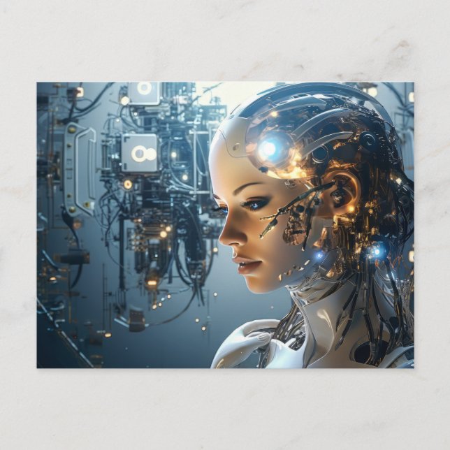 Framtida Teknologi Vykort (Framsida)