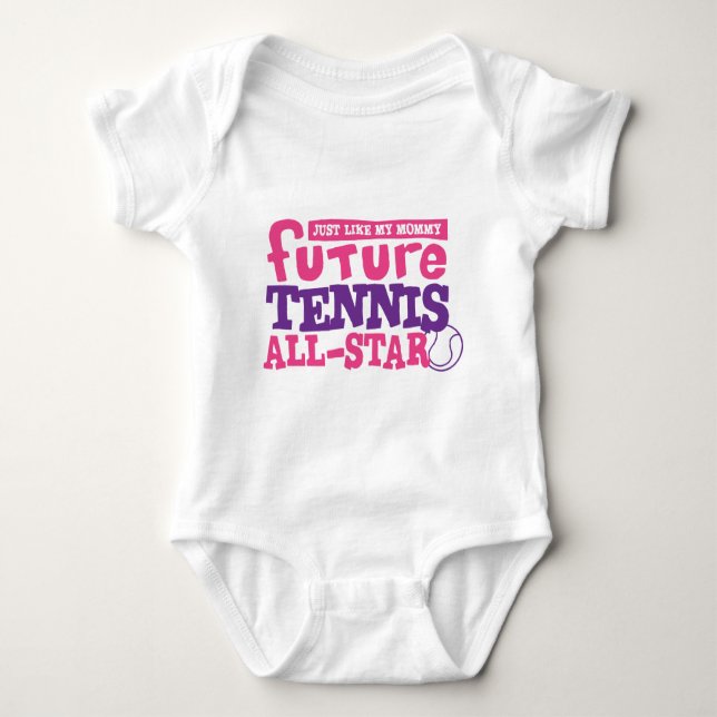 Framtida tennis All Star - Girl T-shirt (Framsida)