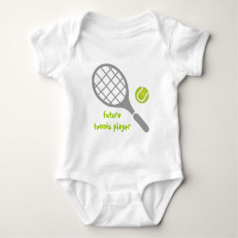 Framtida tennisspelare, tennisracket och boll tee shirt