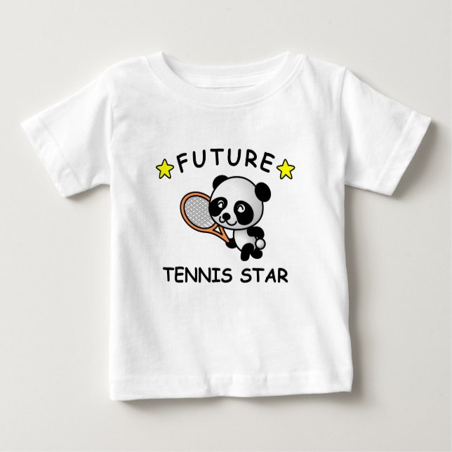 Framtida tennisstjärna t-shirt (Framsida)