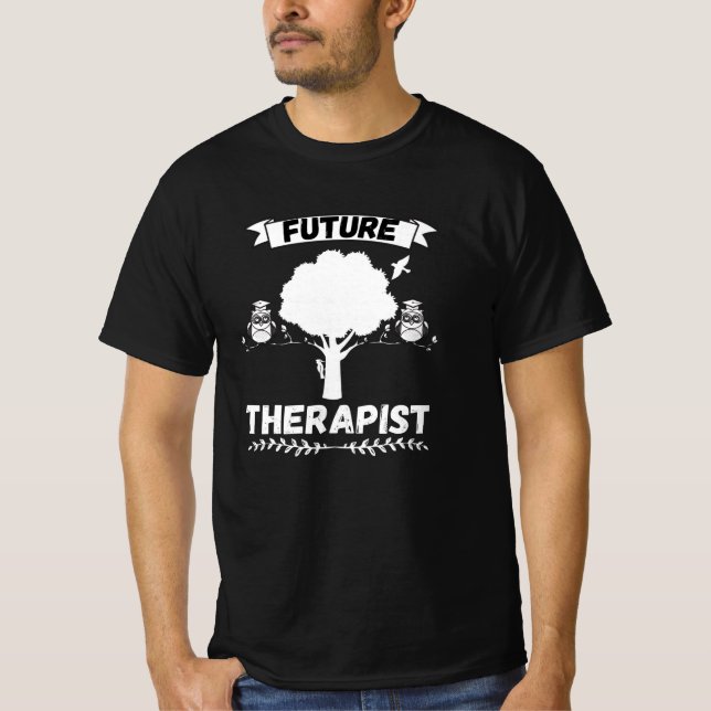 Framtida terapeut - yrke t shirt (Framsida)
