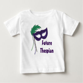Framtida Thespian Lila Drama Masqueramask T Shirt