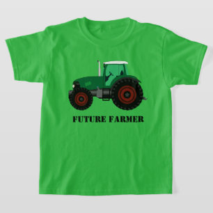 Framtida traktor för Grönt av jordbrukare Tee Shirt