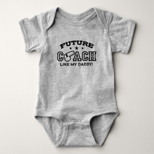 Framtida träning som min pappa Baby Bodykostym T Shirt