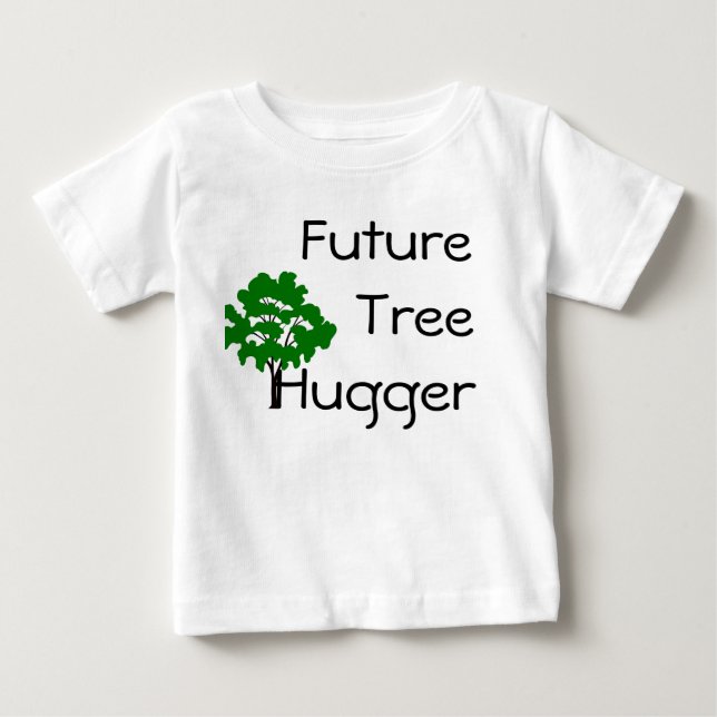 Framtida tree hugger miljömässigt chic T-tröja Tröja (Framsida)