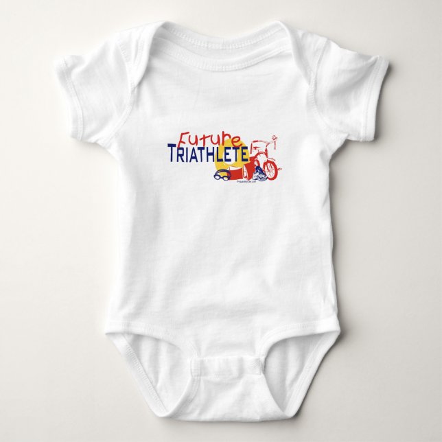 Framtida Triathlete Tee Shirt (Framsida)