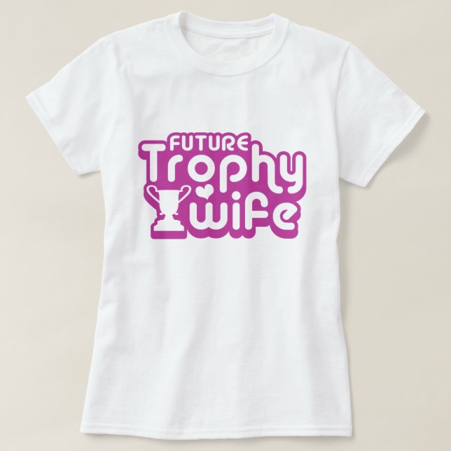 Framtida troféfru t-shirt (Design framsida)