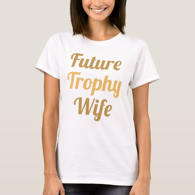 Framtida troféfru t shirt (Framsida)