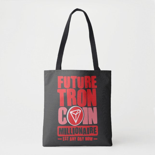 Framtida TRON Coin Millionaire Tygkasse (Framsida)