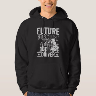 Framtida truckförare truckoperatör lager hoodie