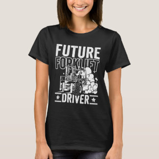 Framtida truckförare truckoperatör lager t shirt