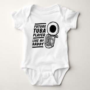 Framtida Tuba Player som pappa T Shirt