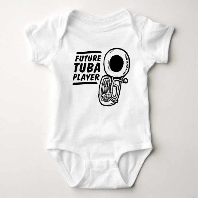 Framtida Tuba Player Tee (Framsida)