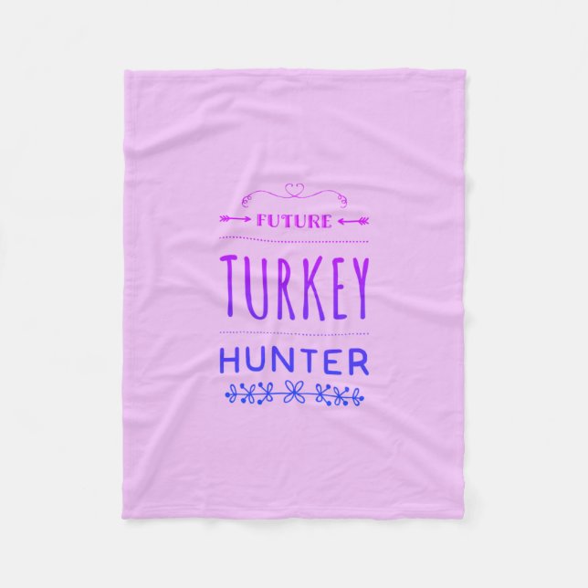 Framtida Turkiet Hunter Baby Blanket Fleecefilt (Framsidan)