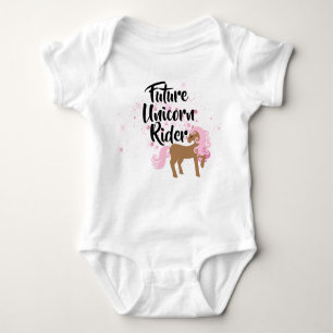 Framtida Unicorn Rider Baby T Shirt