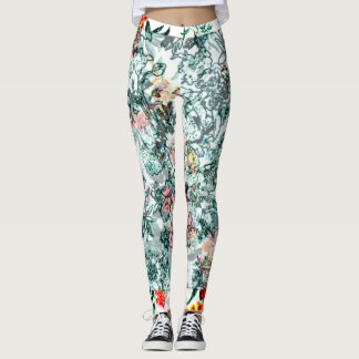 Framtida utformning av blommigt leggings