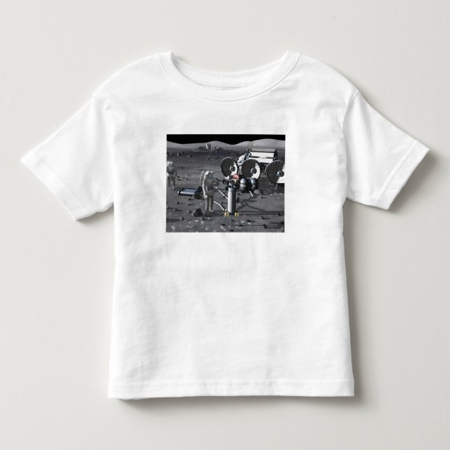 Framtida utforskning av rymden uppdrag 2 tee shirt (Framsida)