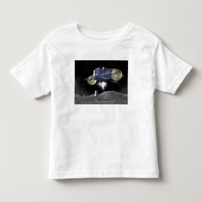 Framtida utforskning av rymden uppdrag 4 tee shirt (Framsida)