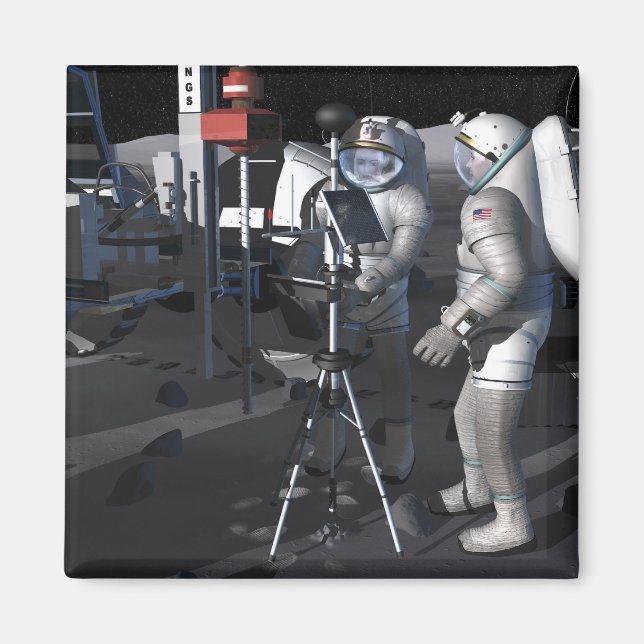 Framtida utforskning av rymden uppdrag 5 magnet (Framsidan)