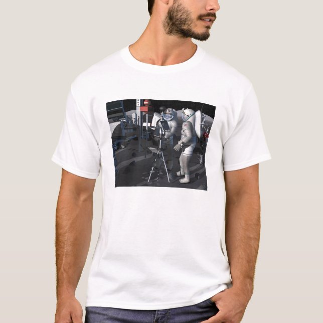 Framtida utforskning av rymden uppdrag 5 tee shirt (Framsida)