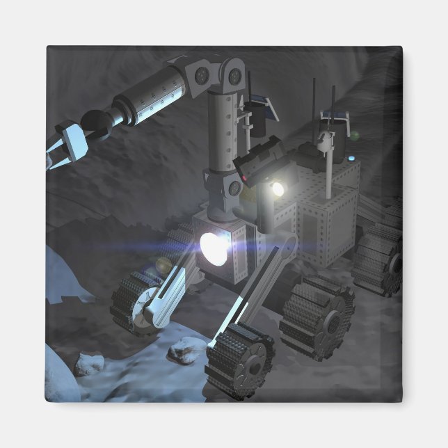 Framtida utforskning av rymden uppdrag 6 magnet (Framsidan)