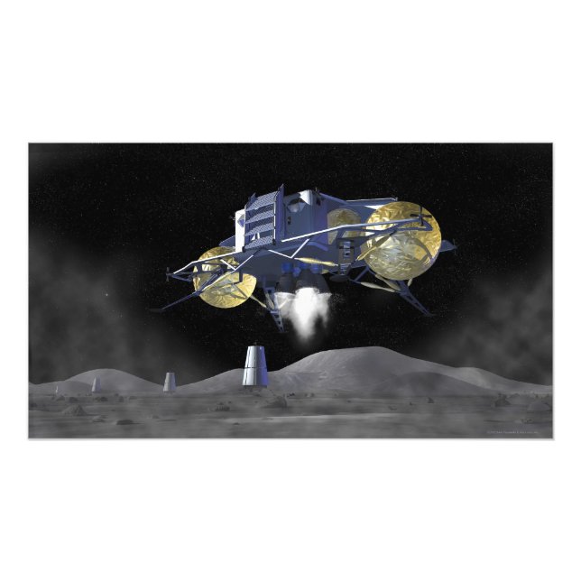 Framtida utforskning av rymden uppdrag 7 fototryck (Framsidan)