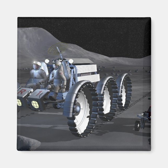 Framtida utforskning av rymden uppdrag 8 magnet (Framsidan)