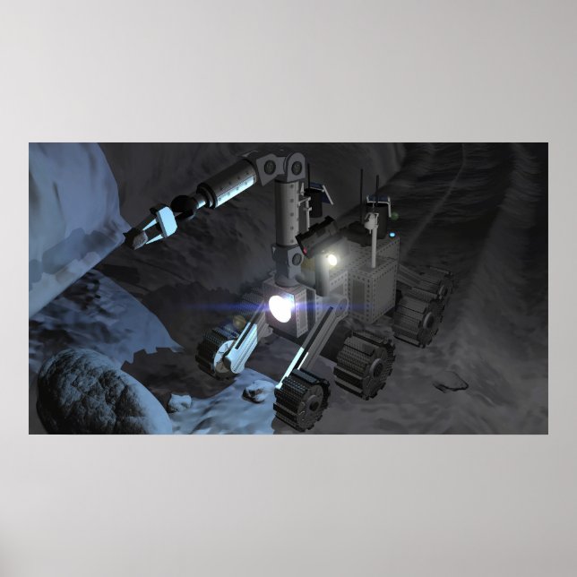 Framtida utforskning av rymden uppdrag 9 poster (Framsidan)