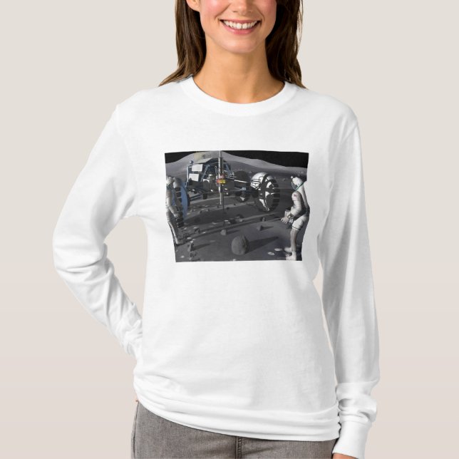 Framtida utforskning av rymden uppdrag t-shirt (Framsida)
