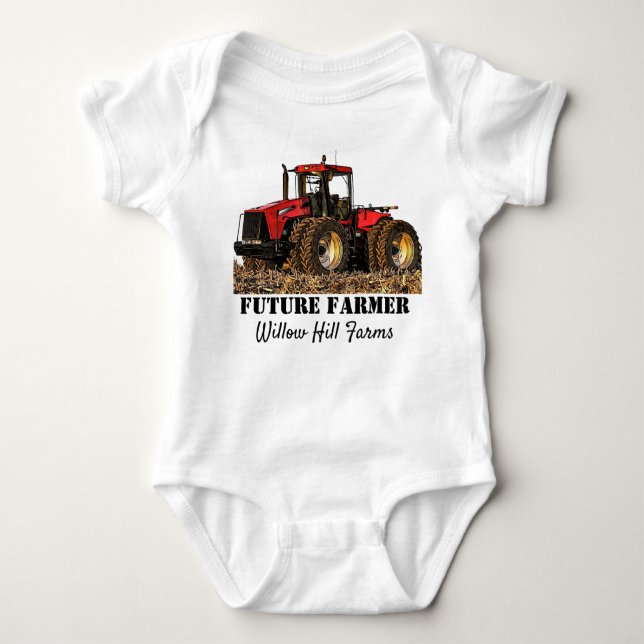 Framtida utrustning för Farm Farm Namn Anpassnings T Shirt (Framsida)