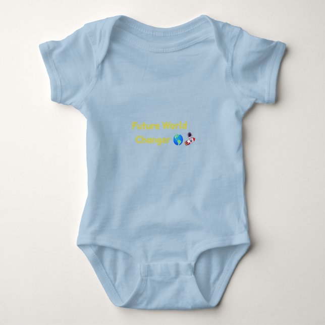 Framtida Världsförändrare Baby Onesis T Shirt (Framsida)