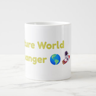 Framtida Världsförändrare Inspirerande Barnmugg Jumbo Mugg