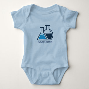 Framtida vetenskapsmän i Beakers design Baby Cloth T-shirt