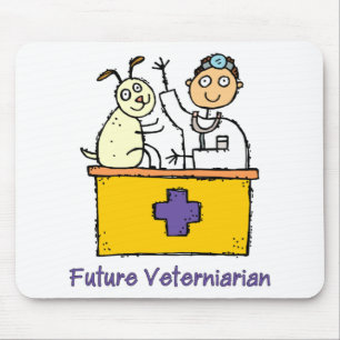 Framtida veterinär - pojke musmatta