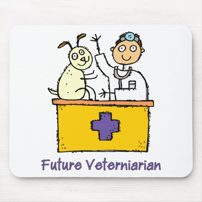 Framtida veterinär - pojke musmatta (Framsidan)