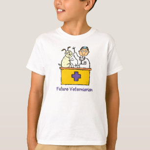 Framtida veterinär - pojke t shirt