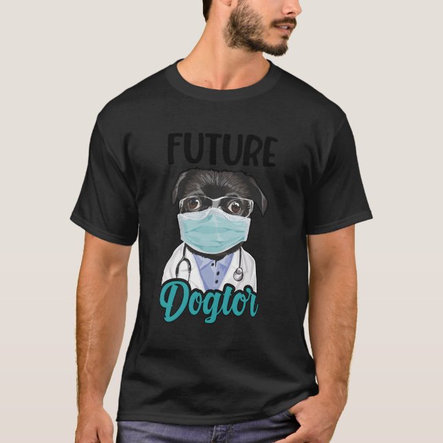 Framtida veterinär som skall vara veterinär t shirt (Framsida)