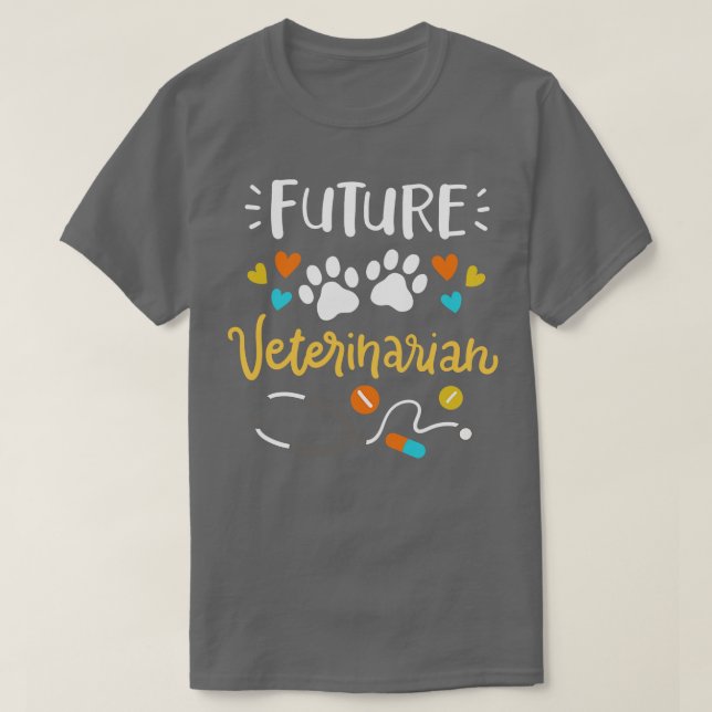 Framtida veterinär t shirt (Design framsida)