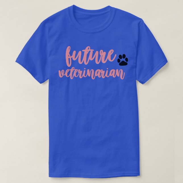 Framtida veterinär t shirt (Design framsida)