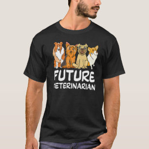 Framtida veterinär Vet Tech Veterinary Animals T Shirt