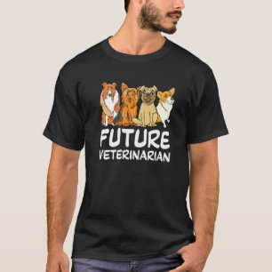 Framtida veterinär Vet Tech Veterinary Animals T Shirt