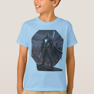Framtida vigilante-hjälte cyberpunk-anime barn t shirt