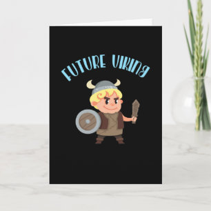 Framtida Viking Funny Kids Norsperma Skandinavien Kort
